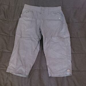 Gray Cargo Shorts